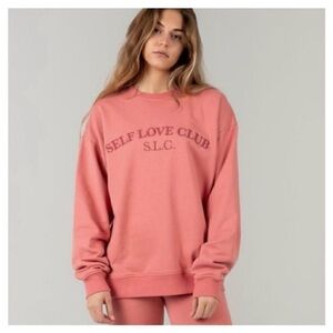 Mayfair Group Self Love Club Pink Sweatshirt M/L
